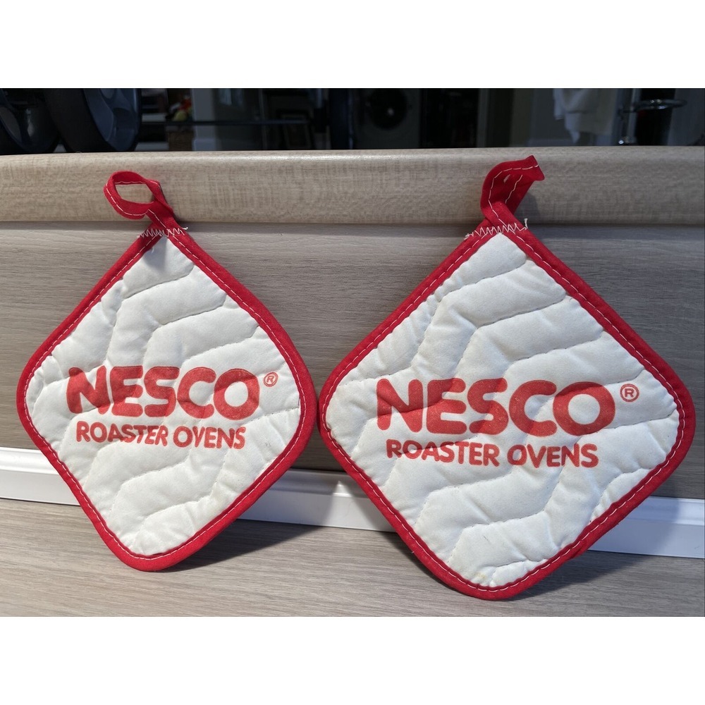 Nesco Roaster Ovens‎ pot holders vintage Set Of 2 RARE